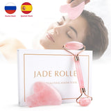 Natural Rose Quartz Facial Massager Jade Roller  Body Jade Massager DermaRoller Skincare Ice Roller Wrinkle Removal Beauty Tool