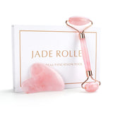 Natural Rose Quartz Facial Massager Jade Roller  Body Jade Massager DermaRoller Skincare Ice Roller Wrinkle Removal Beauty Tool