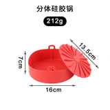 Silicone Pot for Airfryer Reusable Air Fryer Accessories Baking Basket Pizza Plate Grill Pot Kitchen Cake Cooking Baking Tools