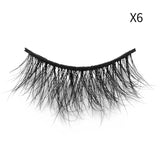 Soft Mink Eyelashes 3D Curl Winged End Eye Elongated Fake Lashes Thick Handmade Natural False Eyelash Messy Cross Lash Wholesale