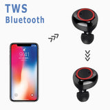 Y50 upgrade version Bluetooth Earphone Wireless Headphone Stereo Headset Sport Earbuds Microphone &amp; Charging Box For Smartphone