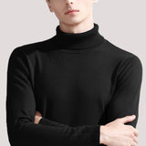 6-color Turtleneck Sweater Male Autumn and Winter New Style Fashion Casual Slim Fit Solid Color Warmth Pullover Male Brand