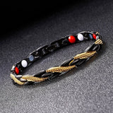 Trendy 4 Colors Weight Loss Energy Magnets Jewelry Slimming Bangle Bracelets Twisted Magnetic Therapy Bracelet Healthcare