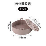 Silicone Pot for Airfryer Reusable Air Fryer Accessories Baking Basket Pizza Plate Grill Pot Kitchen Cake Cooking Baking Tools