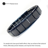 Creative Titanium Steel Bracelet Magnetic Man Charm Masculinity Leather Bracelet Stainless Steel Magnetic Buckle Punk Bracelet