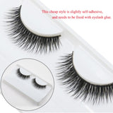 Eye makeup accessories 5 pairs set Cos cross false eyelashes Lash Extension 3D bunch Japanese Fairy Little Devil Cosplay 5 Pairs