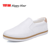 New High Quality Soft Leather Shoes Women Flats Fashion Ladies Loafers Casual Womens Brand Black White Shoes ZH2221