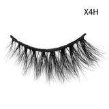 Soft Mink Eyelashes 3D Curl Winged End Eye Elongated Fake Lashes Thick Handmade Natural False Eyelash Messy Cross Lash Wholesale