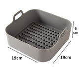 Silicone Pot for Airfryer Reusable Air Fryer Accessories Baking Basket Pizza Plate Grill Pot Kitchen Cake Cooking Baking Tools