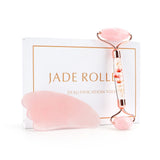 Natural Rose Quartz Facial Massager Jade Roller  Body Jade Massager DermaRoller Skincare Ice Roller Wrinkle Removal Beauty Tool