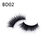 Soft Mink Eyelashes 3D Curl Winged End Eye Elongated Fake Lashes Thick Handmade Natural False Eyelash Messy Cross Lash Wholesale