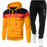 New 2022 Discovery Channel Men Zipper Hoodies Sweatshirt+Sweatpants Suit Autumn Winter Warm Tracksuit Sets Men's Hooded Outwear