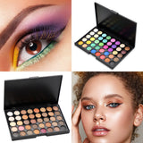 40 Colors Eye Shadow Plate Makeup Matte Luminous Eyeshadow Waterproof Sweatproof Matte Shimmer Long Lasting EyeShadow Plate