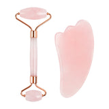 Natural Rose Quartz Facial Massager Jade Roller  Body Jade Massager DermaRoller Skincare Ice Roller Wrinkle Removal Beauty Tool