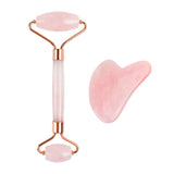 Natural Rose Quartz Facial Massager Jade Roller  Body Jade Massager DermaRoller Skincare Ice Roller Wrinkle Removal Beauty Tool