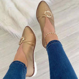 Shoes Women Designer Plus Size Pointed Toe Shallow Sandals Autumn 2022 New Soft Flats Loafers Fashion Sport Dress Mujer Zapatos