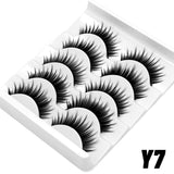 Lashes 5/10 Pairs 3D Faux Mink Lashes Fluffy Soft Wispy Volume Natural long False Eyelashes Eye Lashes Reusable Eyelashs Makeup