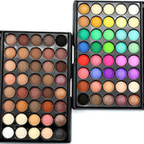 40 Colors Eye Shadow Plate Makeup Matte Luminous Eyeshadow Waterproof Sweatproof Matte Shimmer Long Lasting EyeShadow Plate