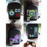 LED Display Screen Dynamic Smart Backpack Walking Advertising Light Bag Wireless APP Control Outdoor Backpacks Mochila Men Women