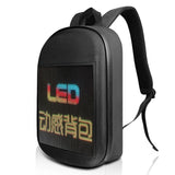 LED Display Screen Dynamic Smart Backpack Walking Advertising Light Bag Wireless APP Control Outdoor Backpacks Mochila Men Women