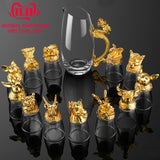 13pcs Set Crystal Glass Cup