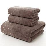 Towel Set Geometric Pattern