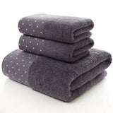 Towel Set Geometric Pattern