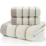 Towel Set Geometric Pattern