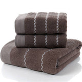 Towel Set Geometric Pattern