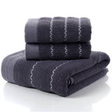 Towel Set Geometric Pattern