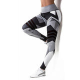 Digital Print Stretch Leggings & Bra