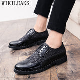 New Luxury Brand Coiffeur Gold Brogue Oxford Shoes For Men Italian Formal Wedding Dress Footwear Male Patent Leather Bling Shoes