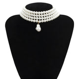 Multi layer White Imitation Pearl