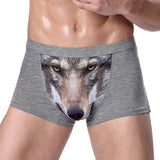 Male Underwear Funny Cool Underpants Wolf Modal