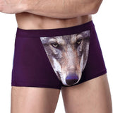 Male Underwear Funny Cool Underpants Wolf Modal