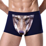 Male Underwear Funny Cool Underpants Wolf Modal