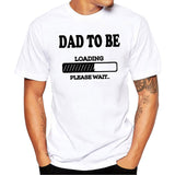 Dad To Be Baby Loading Couple T-Shirt Summer Funny Maternity Matching T Shirts Pregnancy Announcement Shirts Clothes Outfits