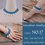 Wedding Shell Crochet Wedding Barefoot Sandals Nude Shoes Foot Jewelry Necklace Bracelet Victorian Lace Bridal Beach Accessories