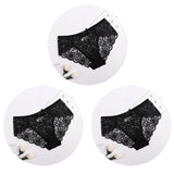 3pcs/Pack! Sexy Women Lace Panties Underwear Lace  Briefs S M L XL Transparent  Floral Bow Soft Lingerie