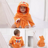 37 Designs Hooded Animal modeling Baby Bathrobe/Cartoon Baby Spa Towel/Character kids bath robe/infant beach towels