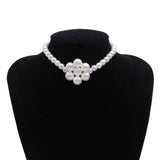 Multi layer White Imitation Pearl