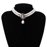 Multi layer White Imitation Pearl