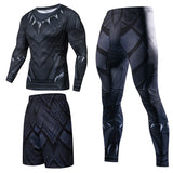 Men Sportswear Superhero Compression Sport Suits