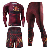 Men Sportswear Superhero Compression Sport Suits