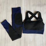 Women's Seamless Fitness Suit Set