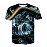 3D Motorcycle T-shirt