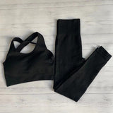 Women's Seamless Fitness Suit Set