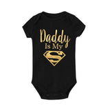 Daddy Is My Hero Print  Jumpsuit