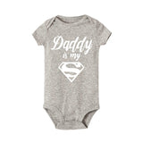 Daddy Is My Hero Print  Jumpsuit