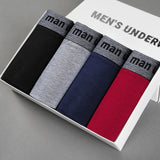 Men Underwear Cotton Boxers Panties